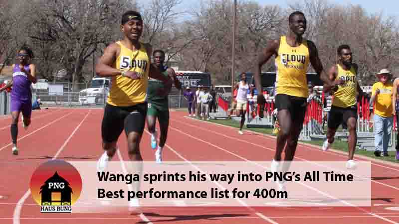 PNG ATHLETES IN GREAT FORM IN THE USA