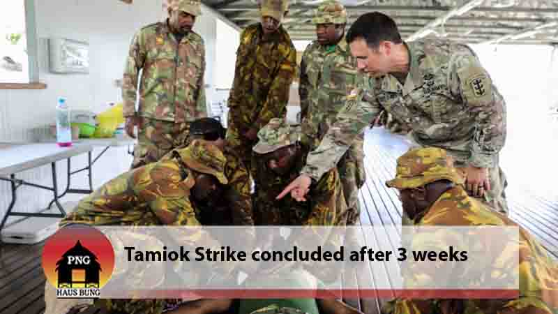 PNGDF AND US ARMY CONCLUDE JOINT MILITARY EXERCISE