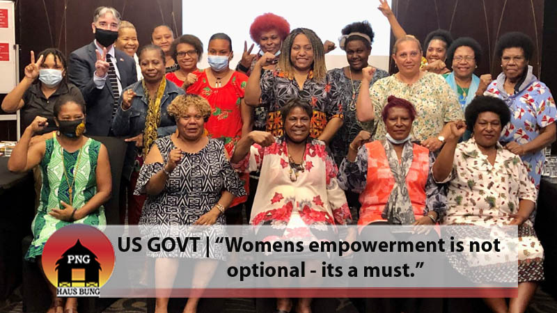 US SUPPORTS BUILDING RESILIENCE OF PNG WOMEN IN POLITICS