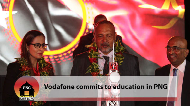 VODAFONE LANDS IN PNG; INVESTS K5M INTO PNG EDUCATION