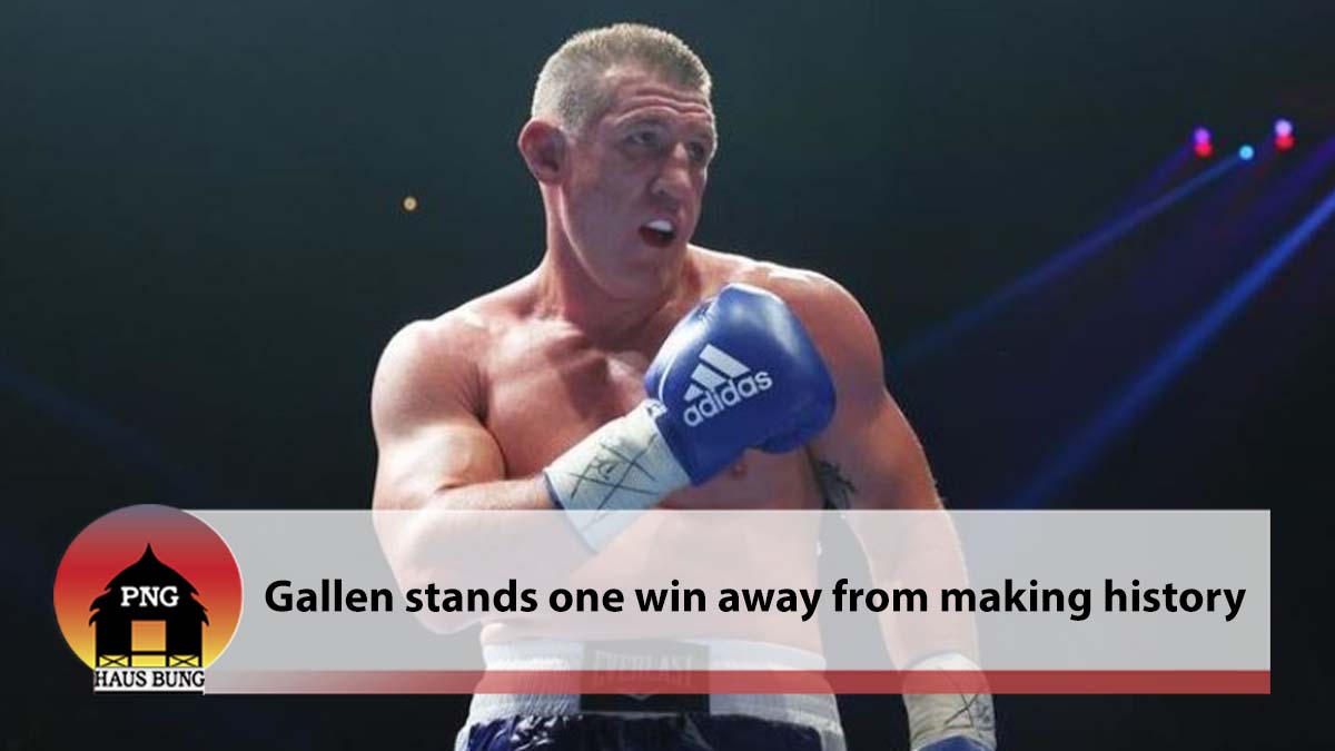 GALLEN STANDS ONE WIN AWAY FROM MAKING HISTORY. A LOSS ‘PROBABLY SPELLS THE END’ OF HIS CAREER