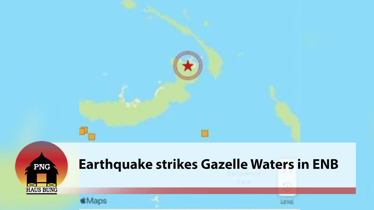 EARTHQUAKE STRIKES IN ENB