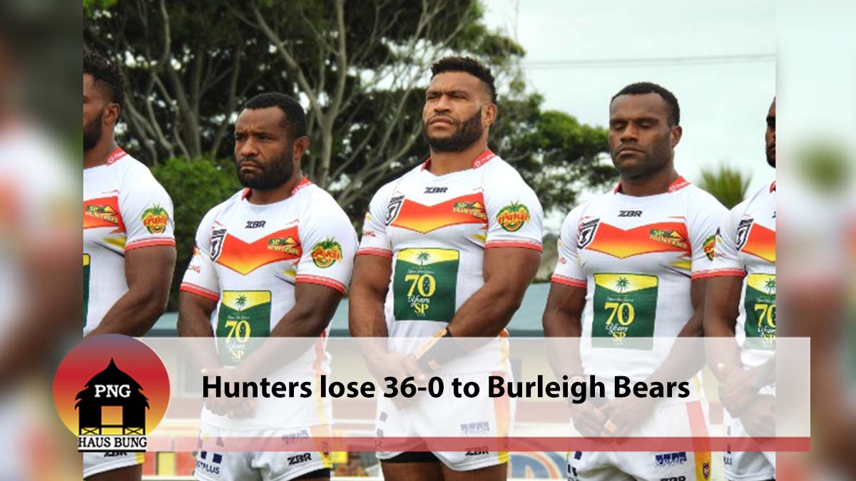 SP PNG HUNTERS LOSE TO BURLEIGH BEARS