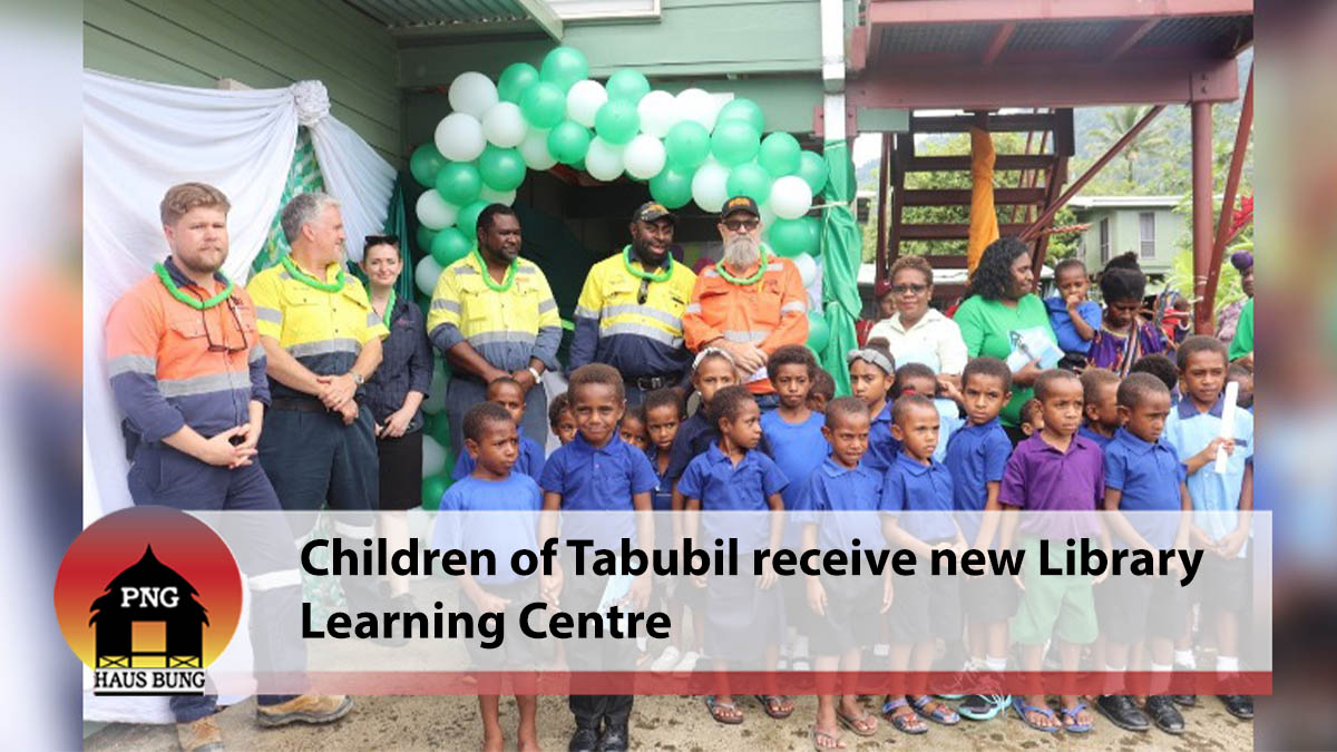 A LIBRARY LEARNING CENTRE FOR THE CHILDREN OF TABUBIL