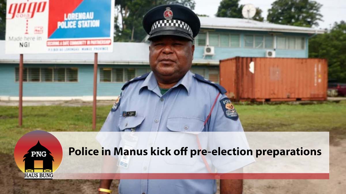 ELECTION AWARENESS IN MANUS KICKS OFF