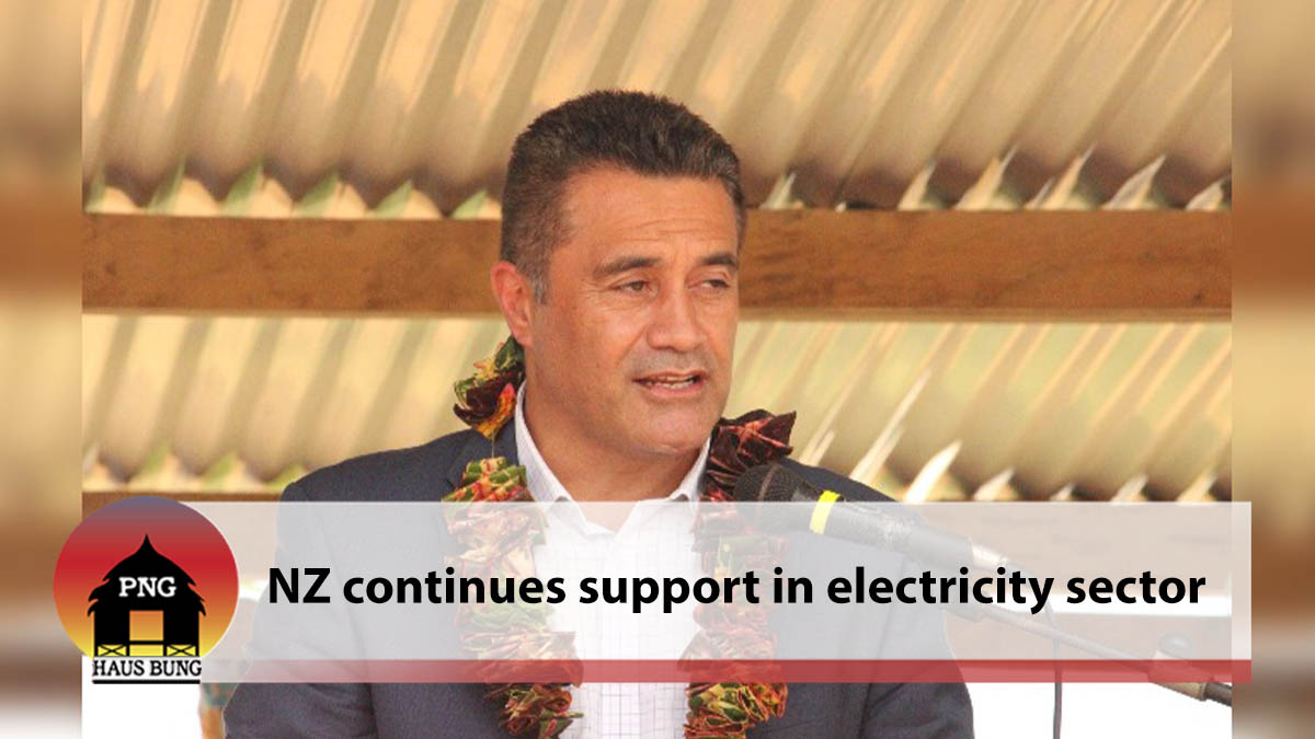 NZ CONTINUES SUPPORT IN ELECTRICITY SECTOR