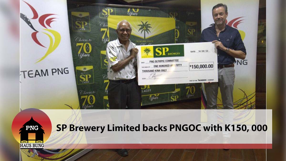 SP BREWERY LIMITED BACKS PNGOC WITH K150,000