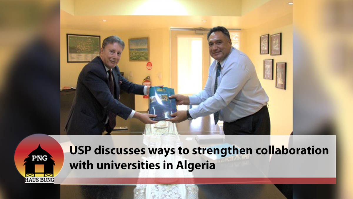 USP DISCUSSES WAYS TO STRENGTHEN COLLABORATION WITH UNIVERSITIES IN ALGERIA