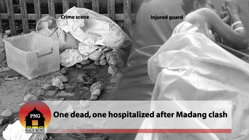 YOUNG WOMAN DIES, MAN IN CRITICAL CONDITION FOLLOWING ATTACK AT MADANG MARKET