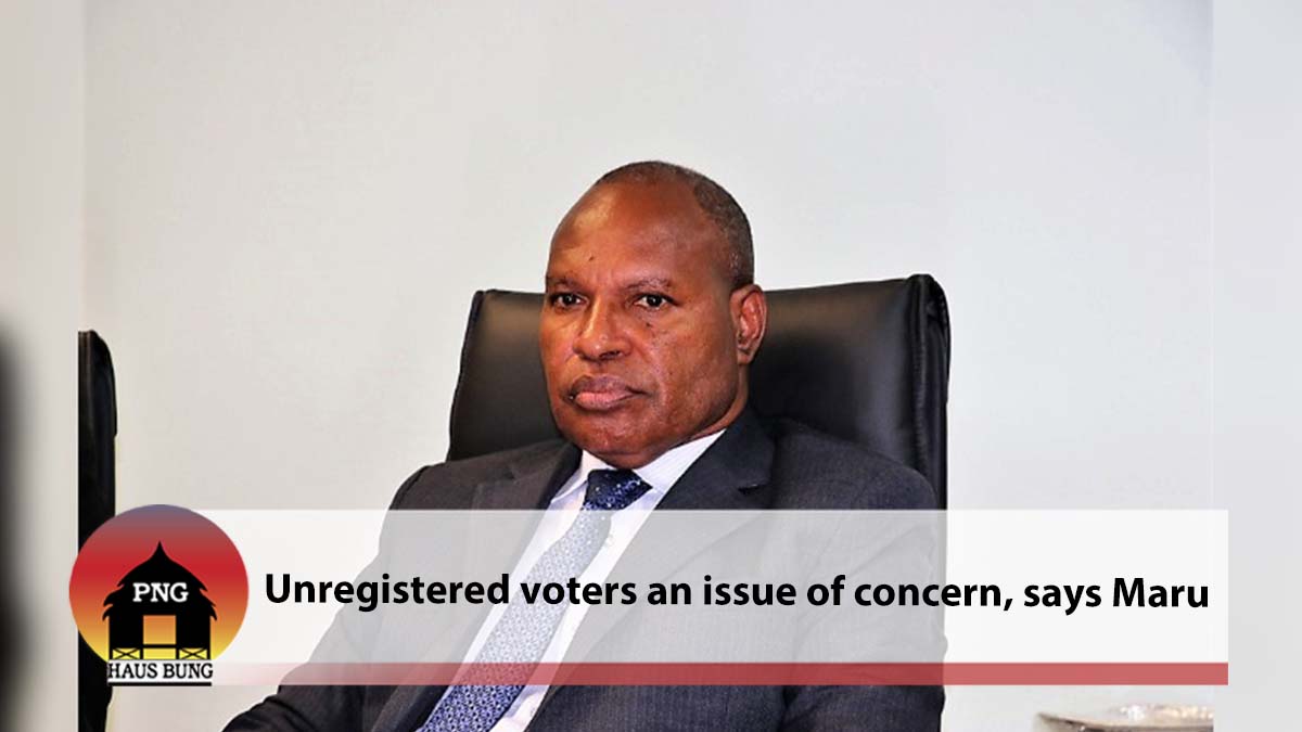 MARU QUESTIONS EC ON ISSUE OF UNREGISTERED VOTERS