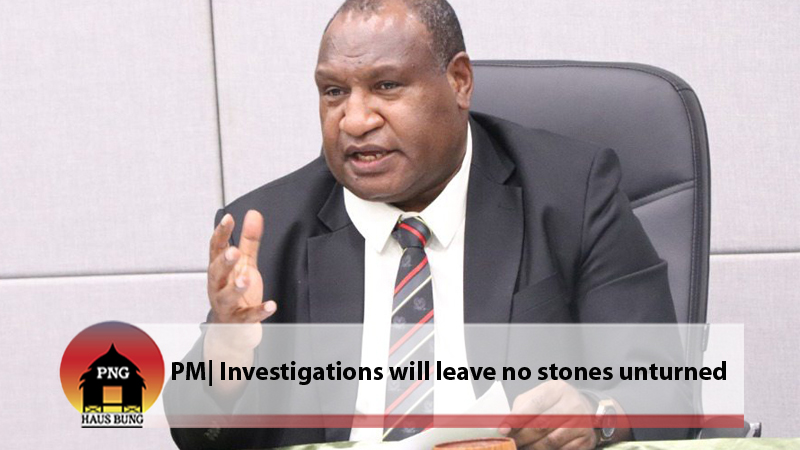 PM MARAPE ASSURES PNG OF FULL INVESTIGATION INTO TRAGIC ACCIDENT OF DPM BASIL