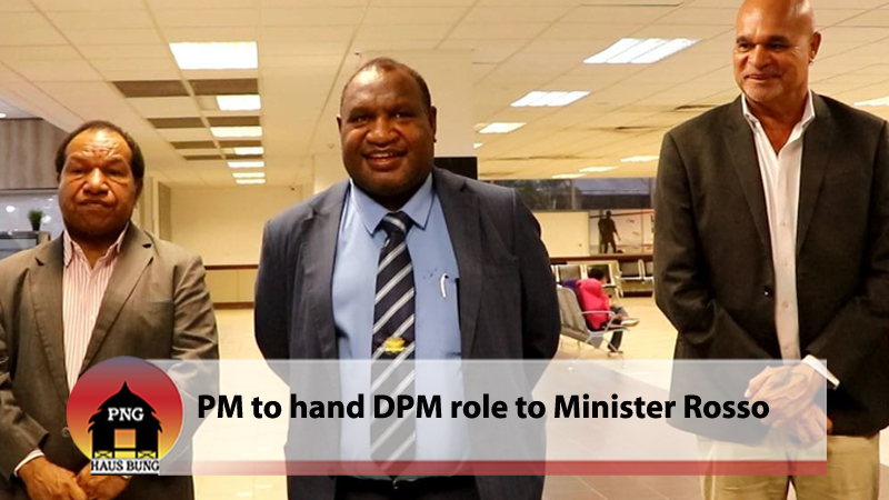 ROSSO TO FILL IN DPM POSITION IN HONOUR OF LATE BASIL