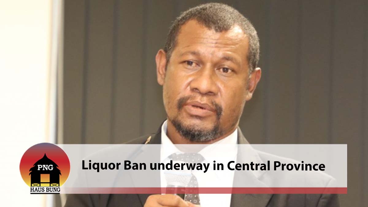 ALCOHOL BAN UNDERWAY IN CENTRAL PROVINCE