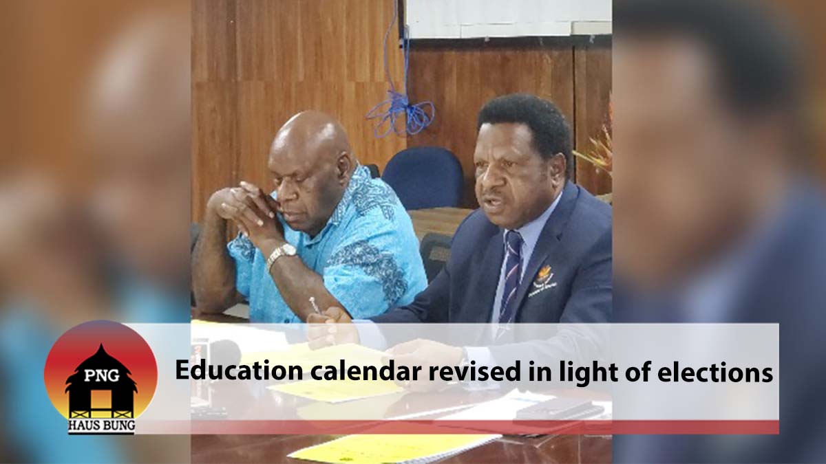 EDUCATION CALENDAR REVISED TO ACCOMODATE FOR ELECTIONS