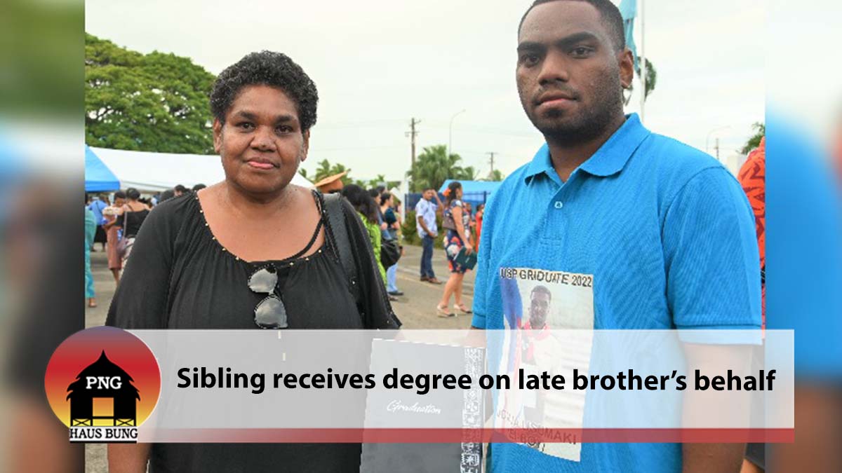 BROTHER RECEIVES LATE GRADUATE'S DEGREE