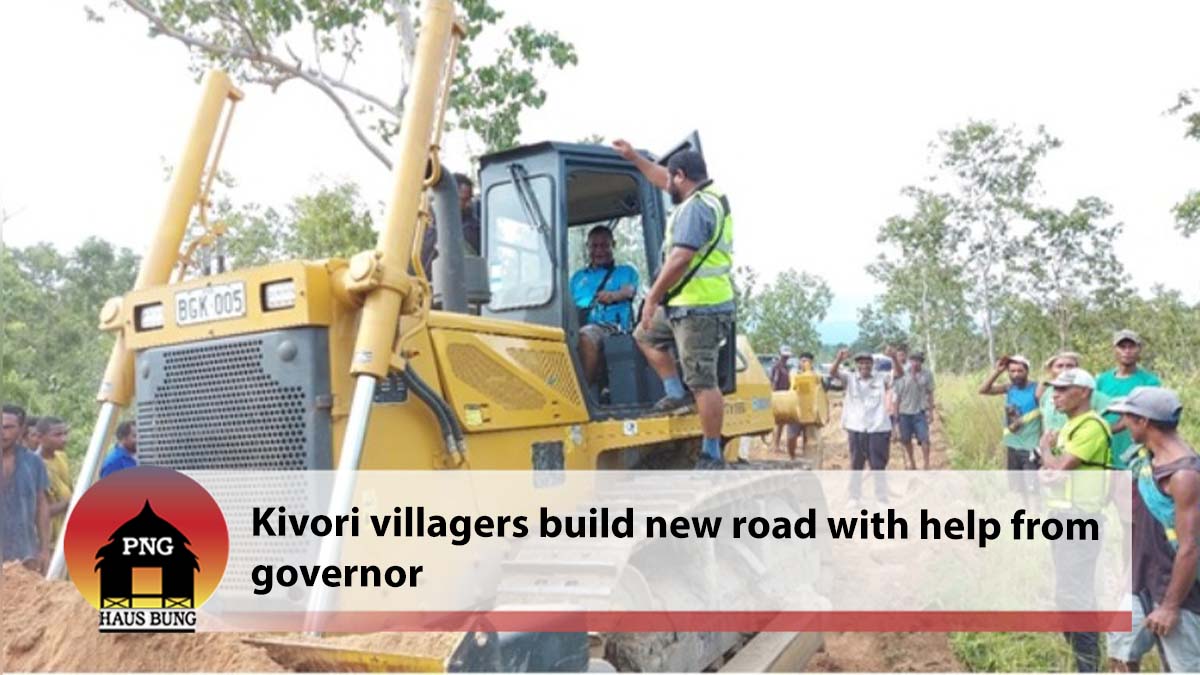 KIVORI VILLAGERS BUILD NEW ROAD WITH GOVERNOR’S ASSISTANCE