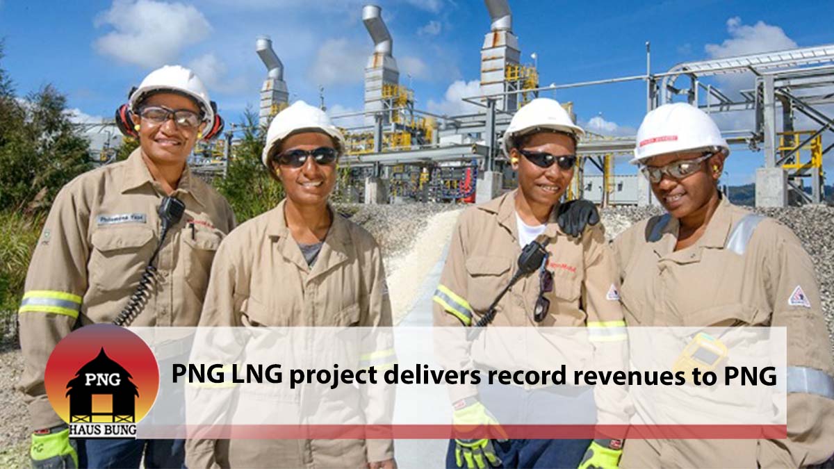 PNG LNG PROJECT DELIVERS RECORD REVENUES TO PNG