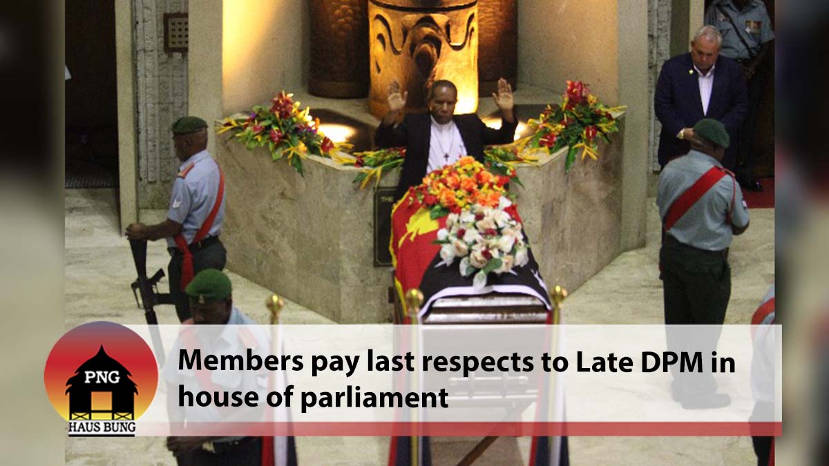 MEMBERS PAY RESPECT TO LATE BASIL