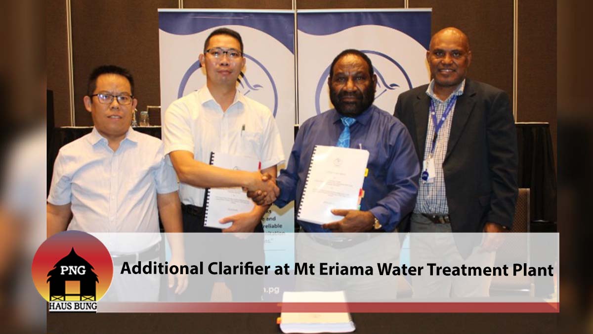 K58.7 MIL ADDITIONAL CLARIFICATION TANK FOR MT. ERIAMA WATER TREATMENT PLANT