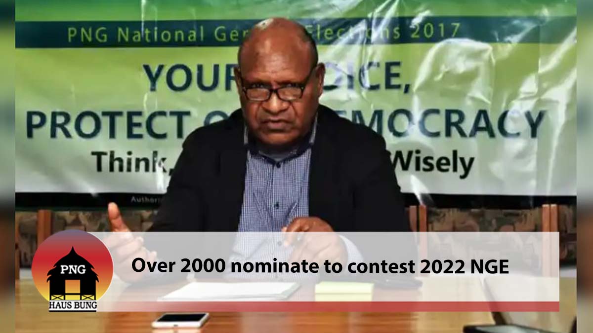 OVER 2000 NOMINATED AS NOMINATION CLOSES