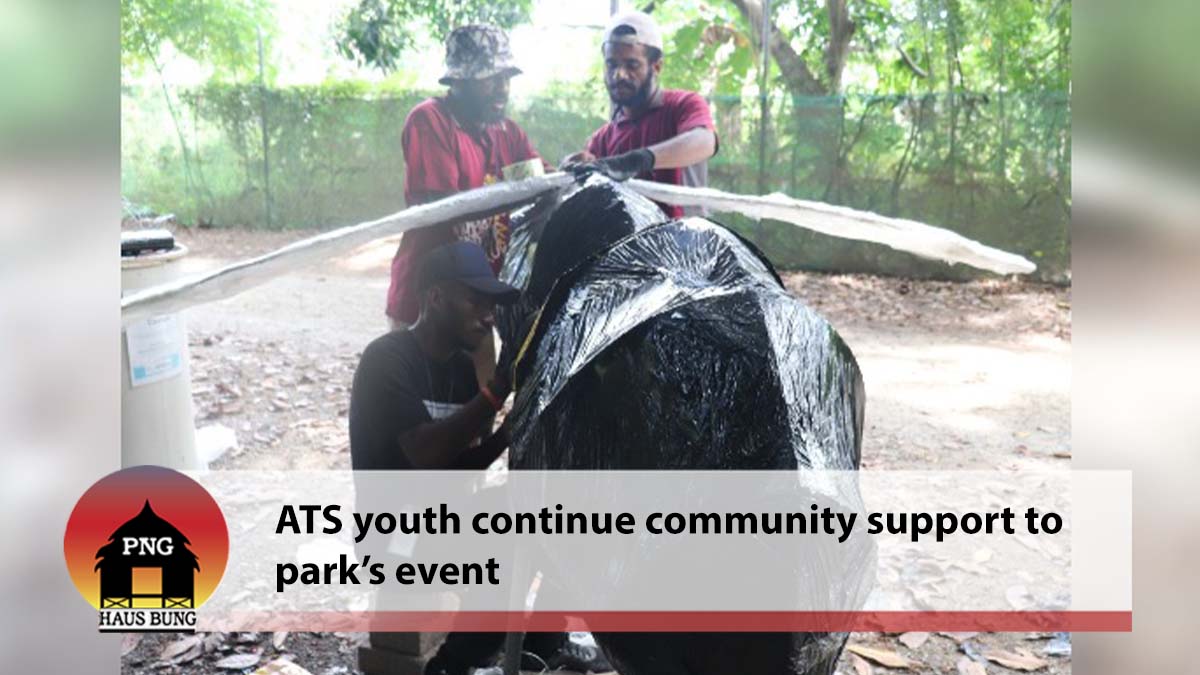 ATS YOUTH CONTINUE COMMUNITY SUPPORT TO PARK’S EVENT