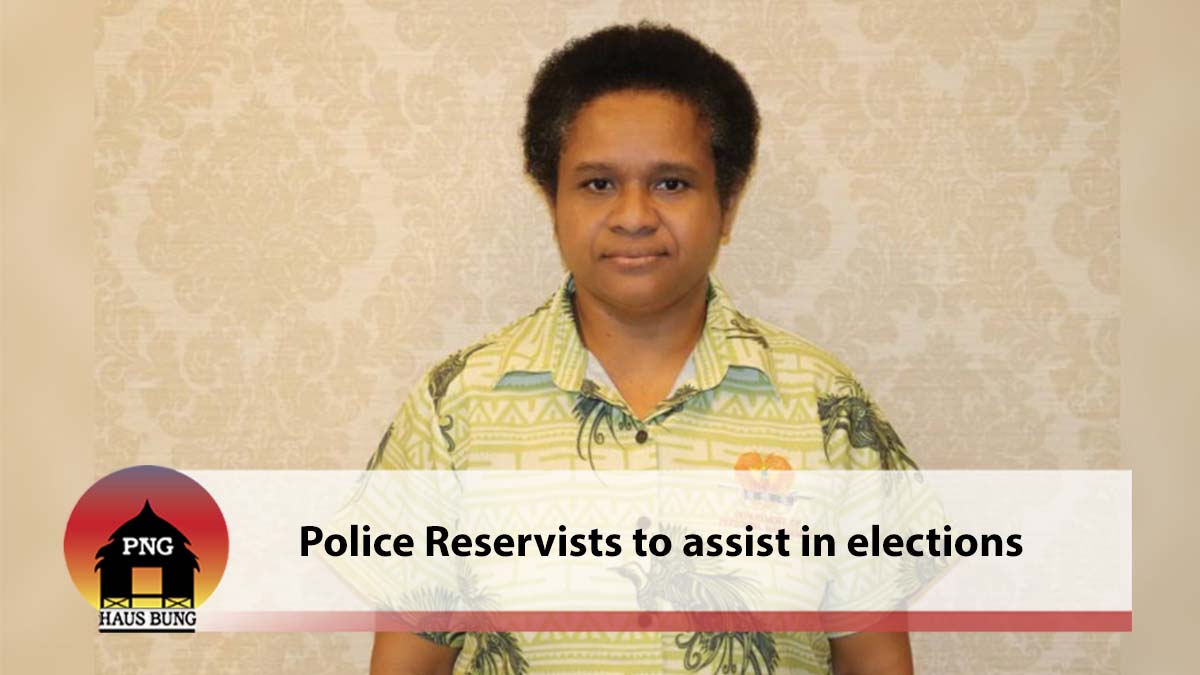 POLICE RESERVISTS PUBLIC SERVANTS ON PAY TO ASSIST ELECTIONS