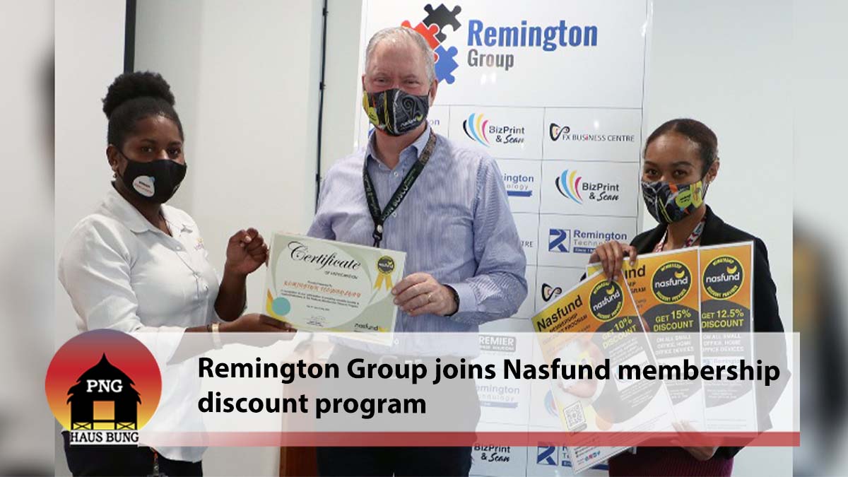 REMINGTON GROUP JOINS NASFUND MEMBERSHIP DISCOUNT PROGRAM