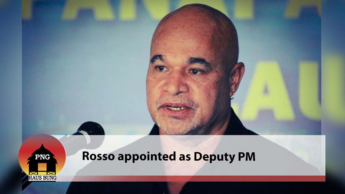 PM MARAPE HONOURS LATE BASIL AND MOROBE PROVINCE WITH ROSSO APPOINTMENT AS DEPUTY PRIME MINISTER