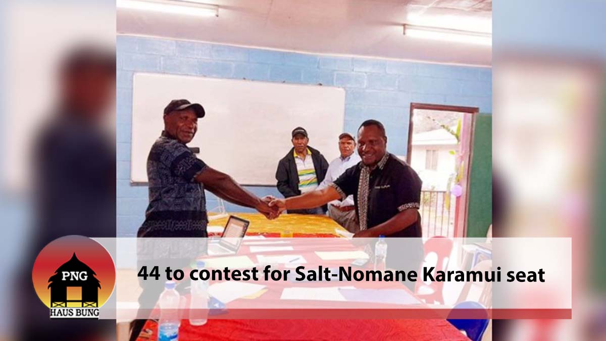 44 CANDIDATES NOMINATED FOR SALT NOMANE KARAMUI OPEN SEAT