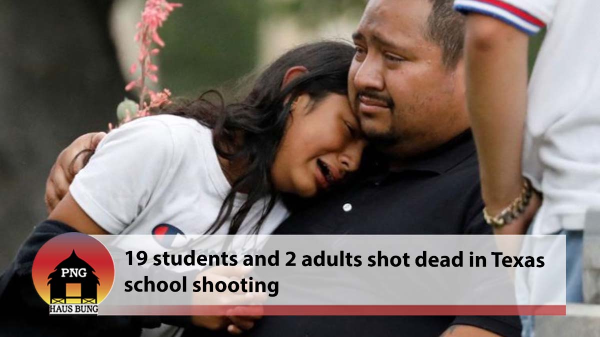 GUNMAN AT A TEXAS ELEMENTARY SCHOOL KILLS 19 STUDENTS AND TWO ADULTS BEFORE BEING FATALLY SHOT, OFFICIALS SAY