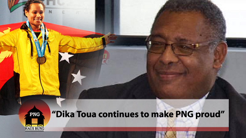 POMALEU CONGRATULATES DIKA TOUA ON ACHIEVEMENTS