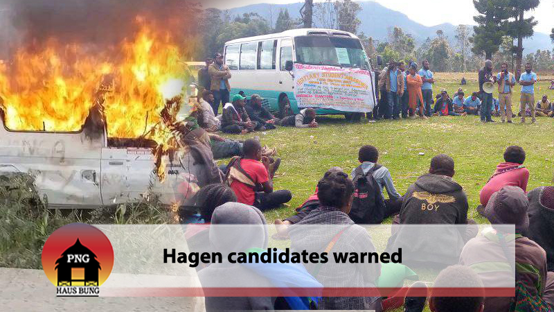 HAGEN POLITICAL RALLIES MUST BE POLICE SANCTIONED: COMMANDER NEGGI