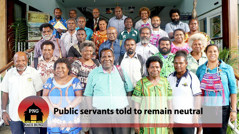 DPM SECRETARY APPEALS TO MADANG PUBLIC SERVANTS TO RETURN TO WORK