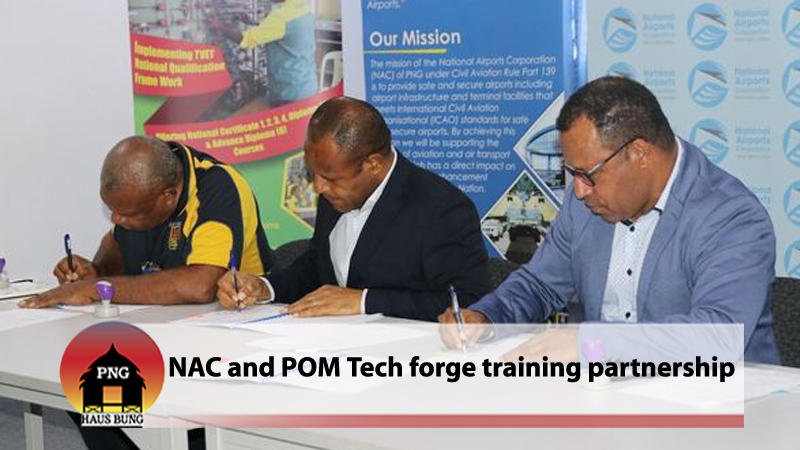 NAC AND POM TECH SIGN MOU