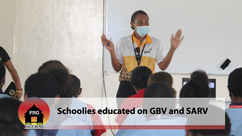 TRIBAL FOUNDATION & PWC SENISIM PASIN CAMPAIGN EDUCATES SCHOOLIES ON GBV
