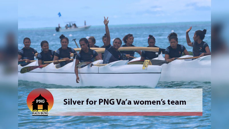 A SILVER MEDAL START FOR PNG VA'A WOMEN'S TEAM