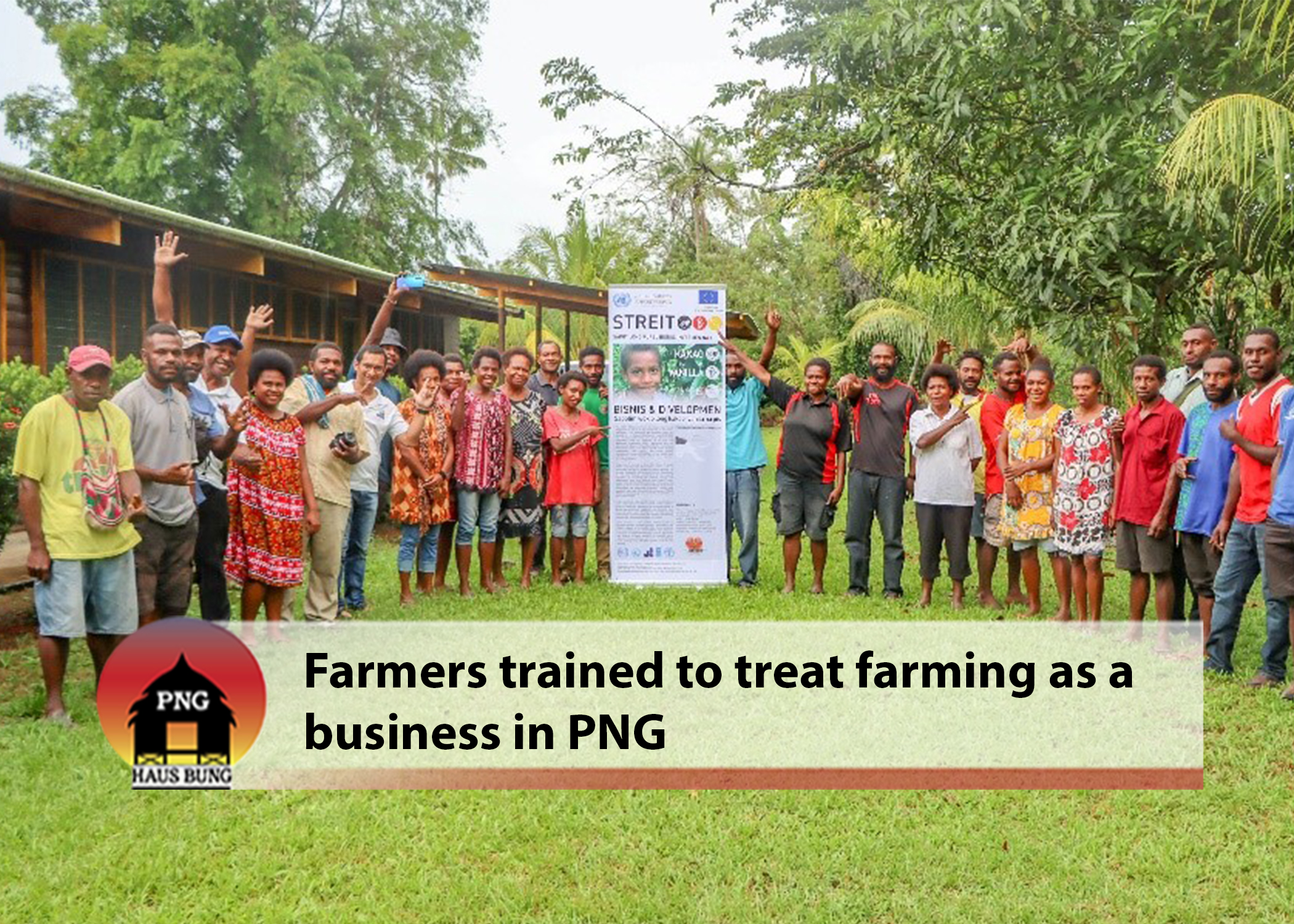 AGBOOK WORKING WITH PNG COCOA BOARD TO TRAIN RURAL FARMERS