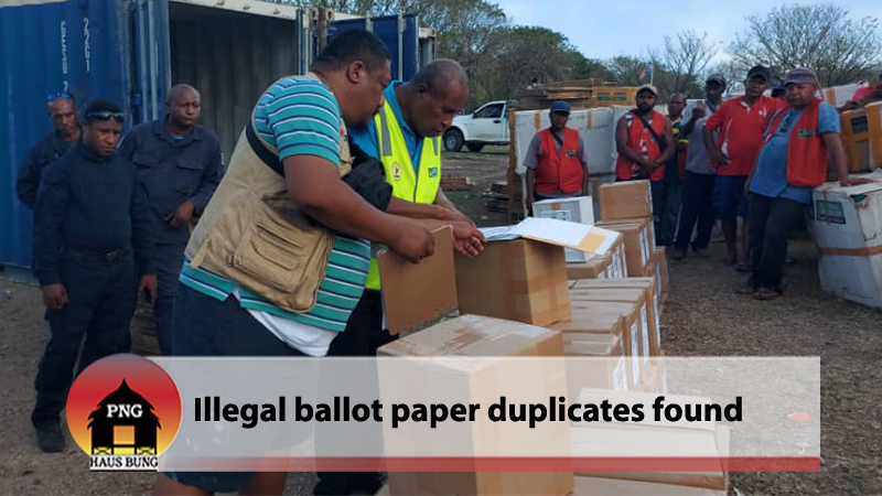 ILLEGAL BALLOT BOXES DISCOVERED IN NCD