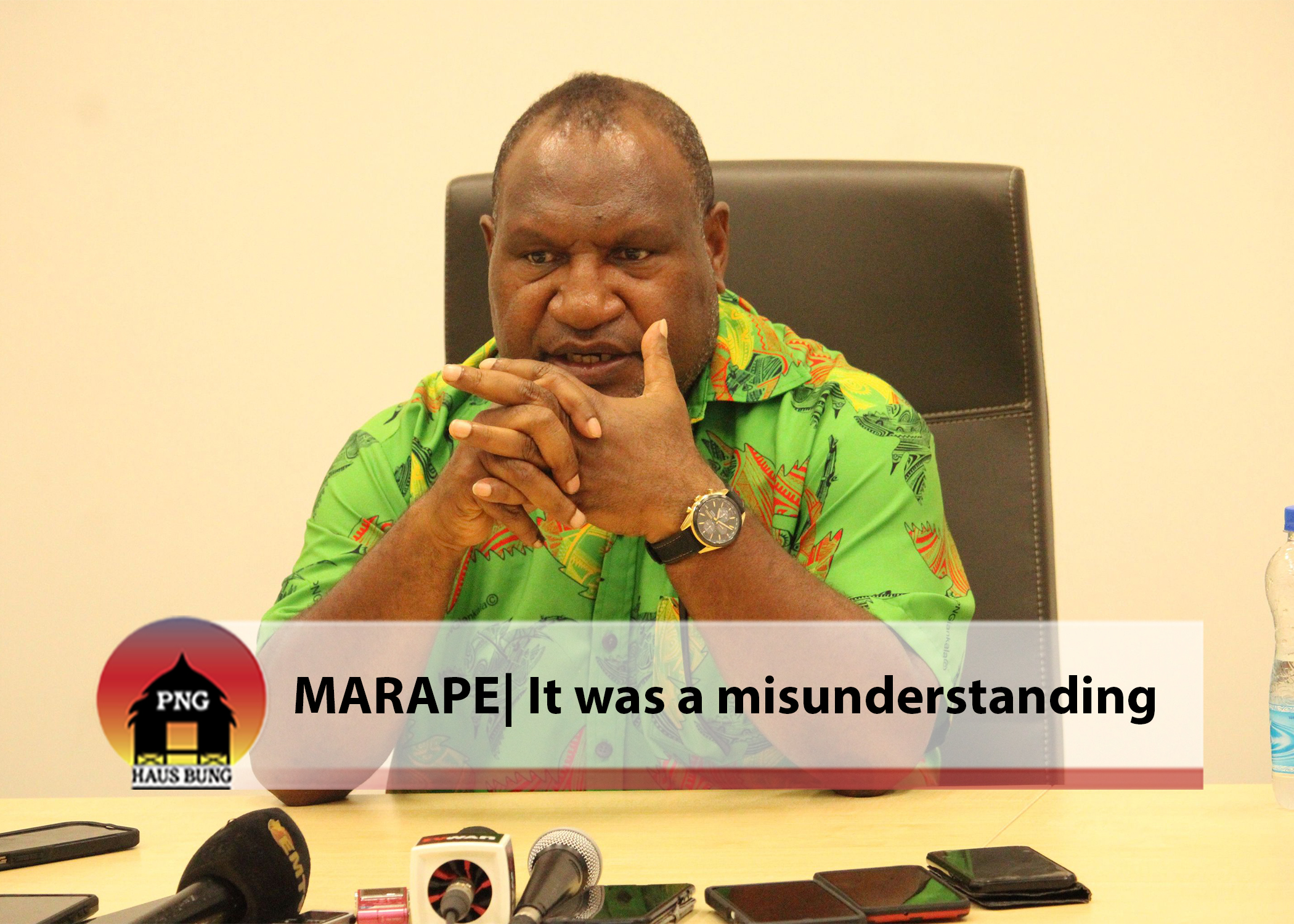 PM EXPLAINS WHY SON WAS ARRESTED