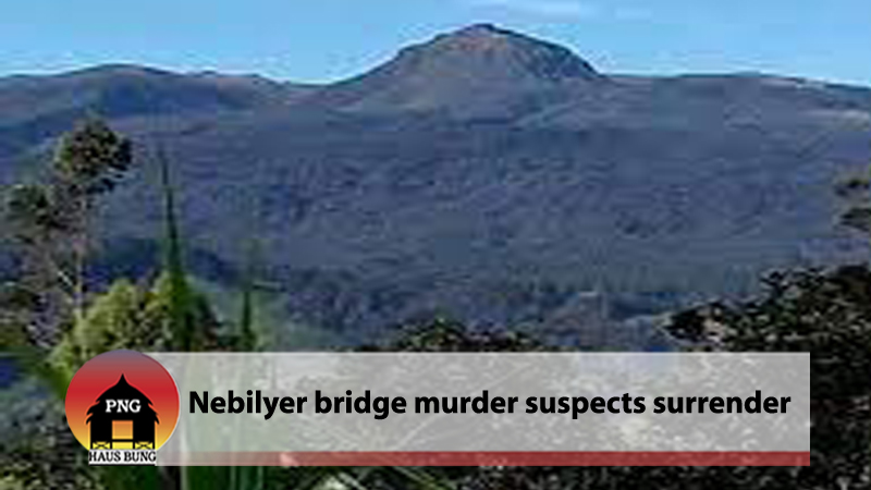 7 SUSPECTS SURRENDER TO POLICE