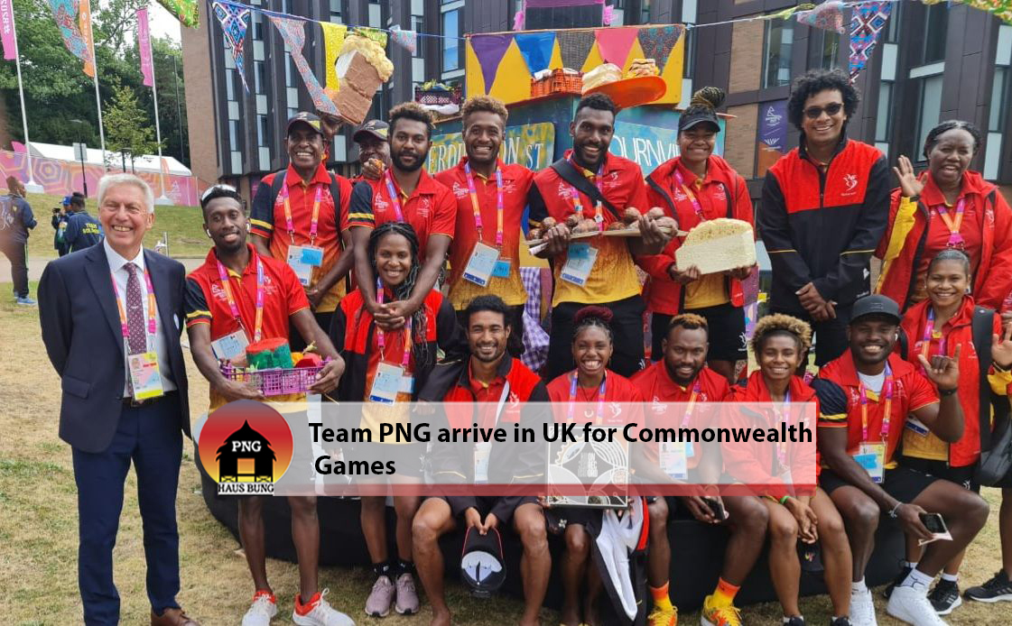 GAMES VILLAGE MAYOR WELCOMES TEAM PNG