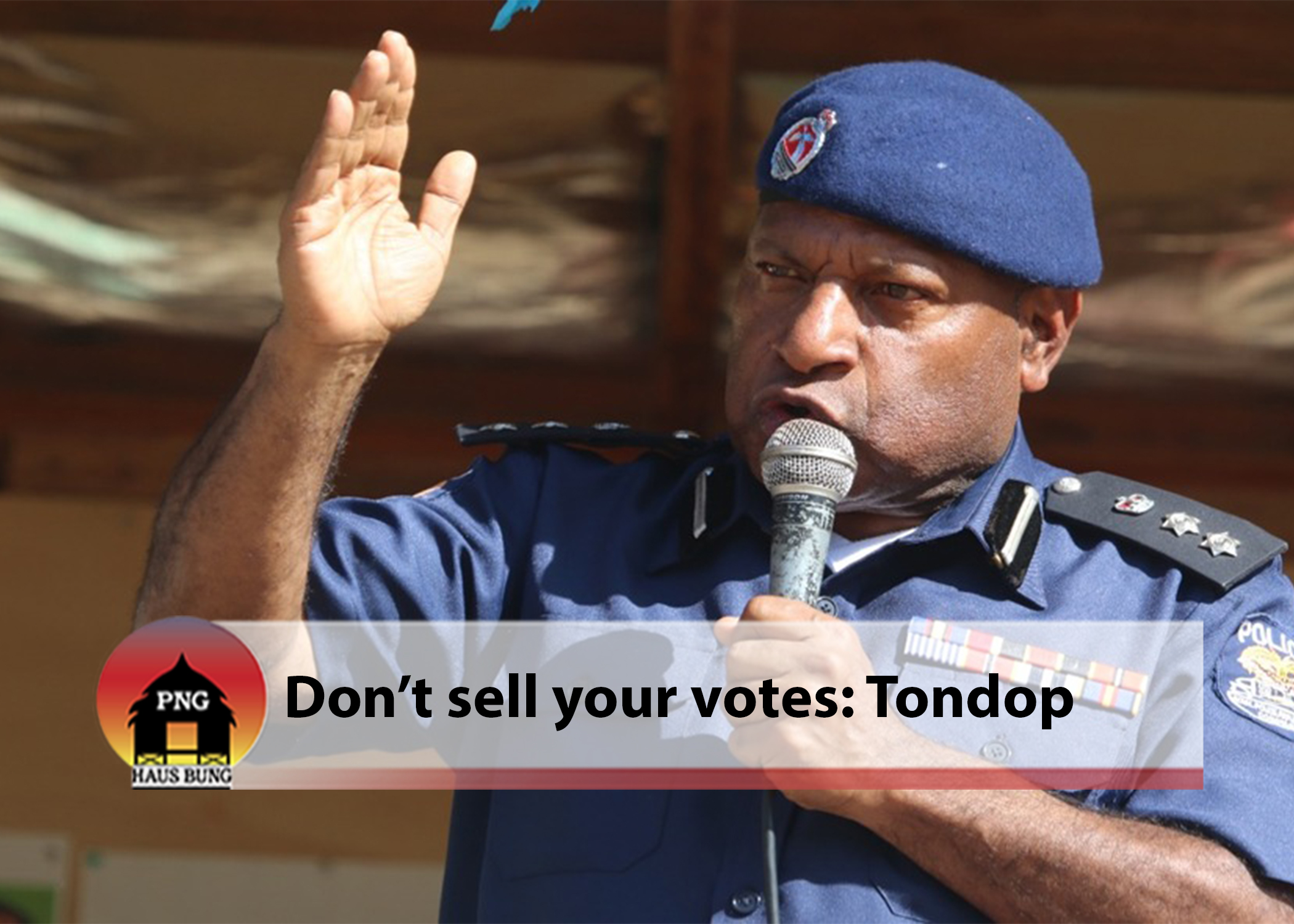 LOCALS TOLD TO VOTE WISELY