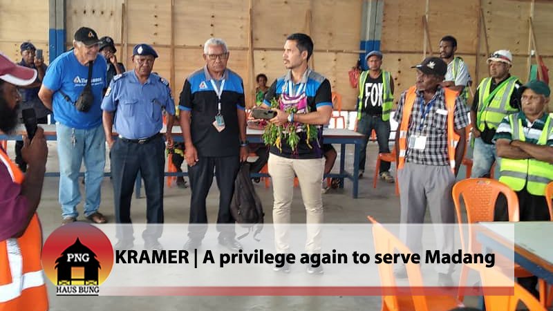 RE-ELECTED KRAMER ASSURES ELECTION OFFICIALS HE WILL LOOK IN THEIR ALLOWANCE ISSUES