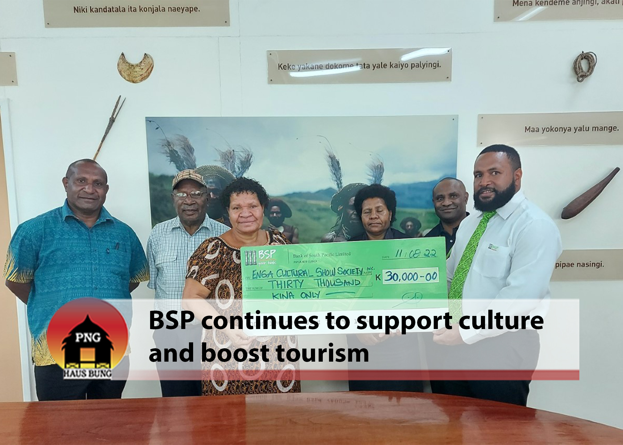 BSP SUPPORTS ENGA CULTURAL SHOW