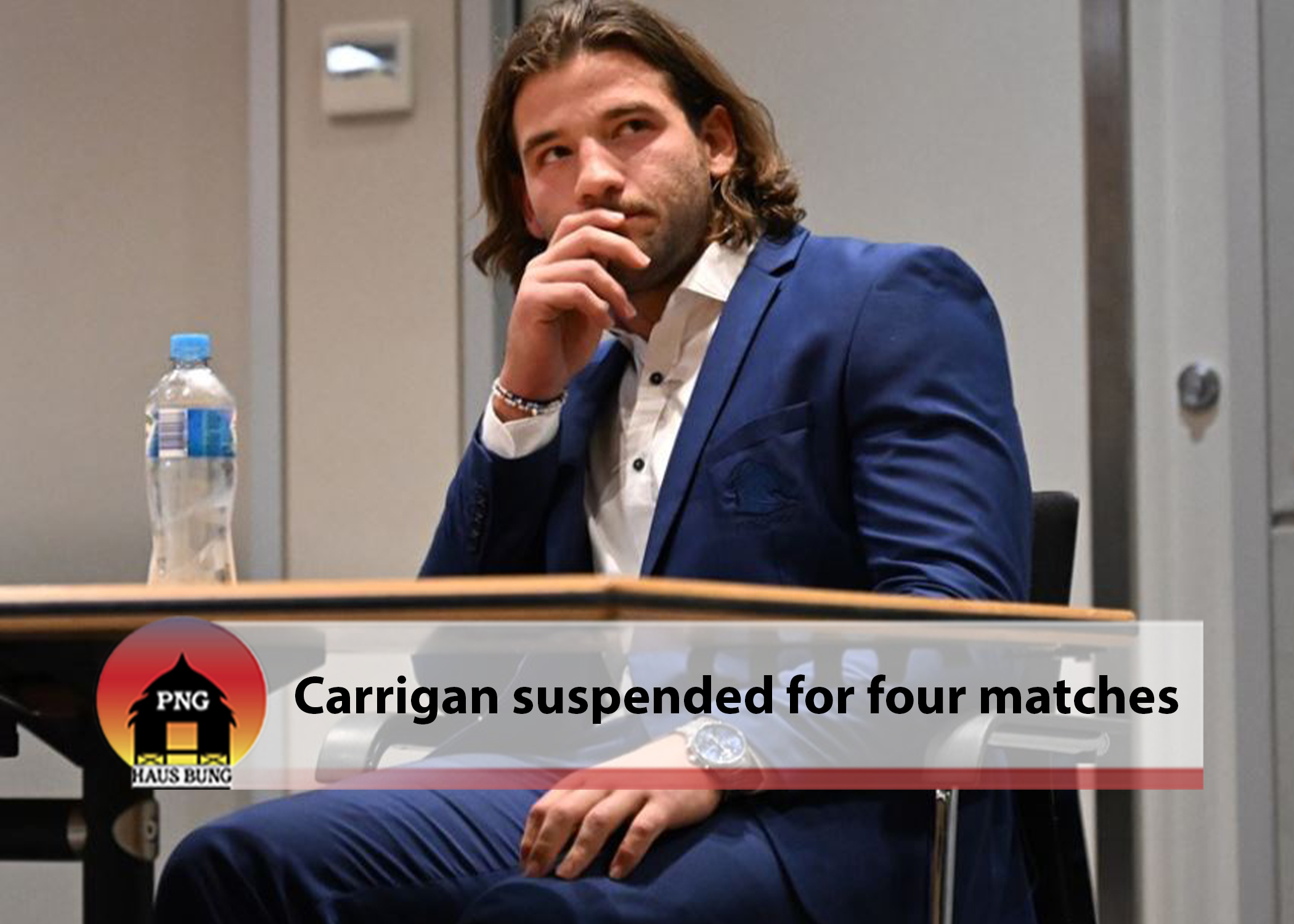 CARRIGAN SIDELINED FOR UNACCEPTABLE TACKLE