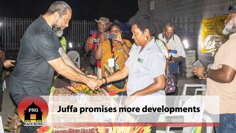 JUFFA HAPPY TO BE RE-ELECTED AS GOVERNOR