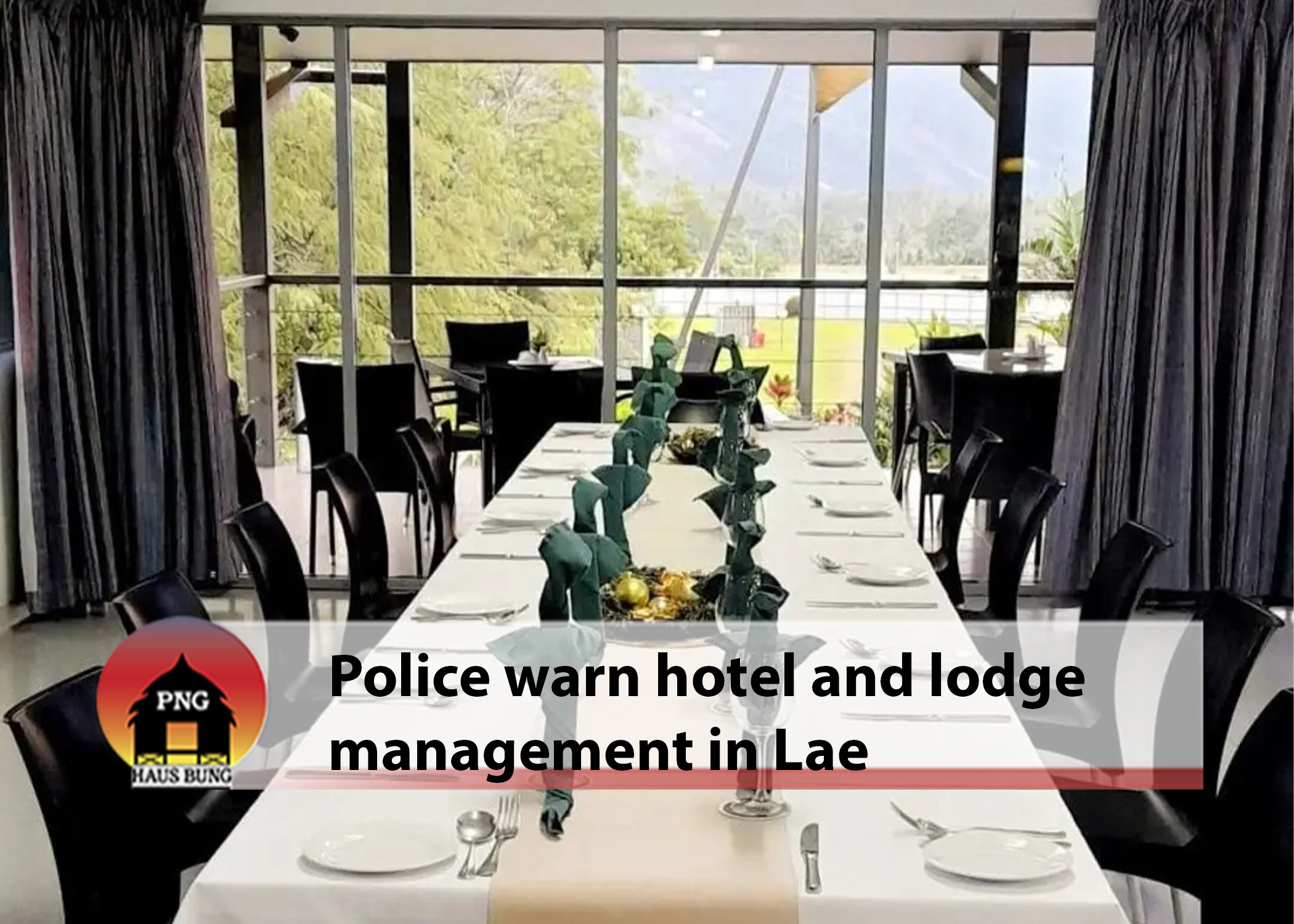 HOTEL AND LODGE URGE TO BE AWARE OF INDIVIDUALS BOOKING UNDER FALSE PRETENCE