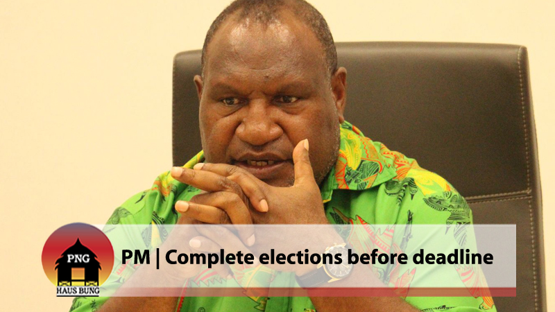 MARAPE CALLS ON PNGEC TO FAST TRACK COUNTING PROCESS