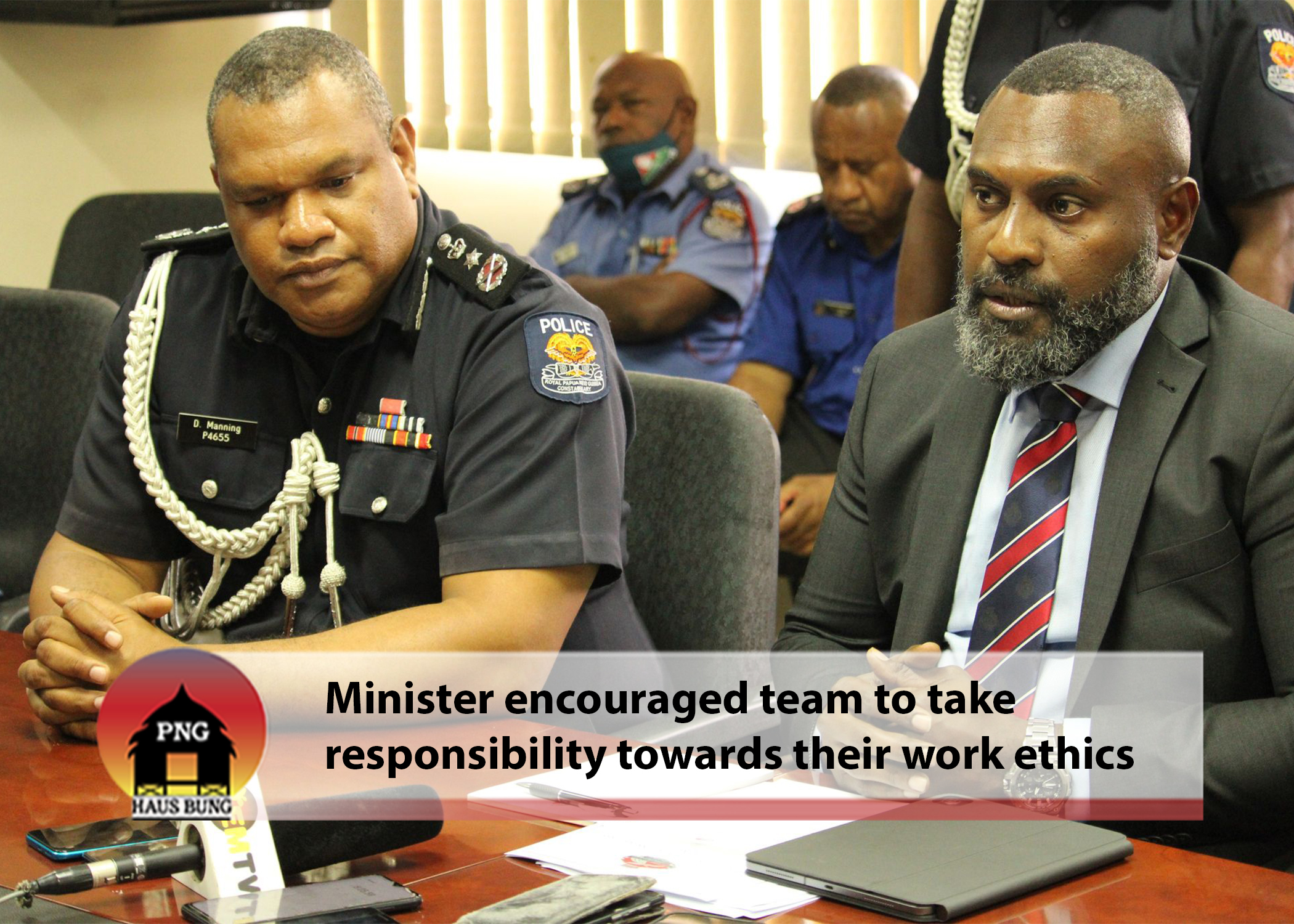 “POLICE COMMISSIONER SETS THE BENCHMARK” TSIAMALILI