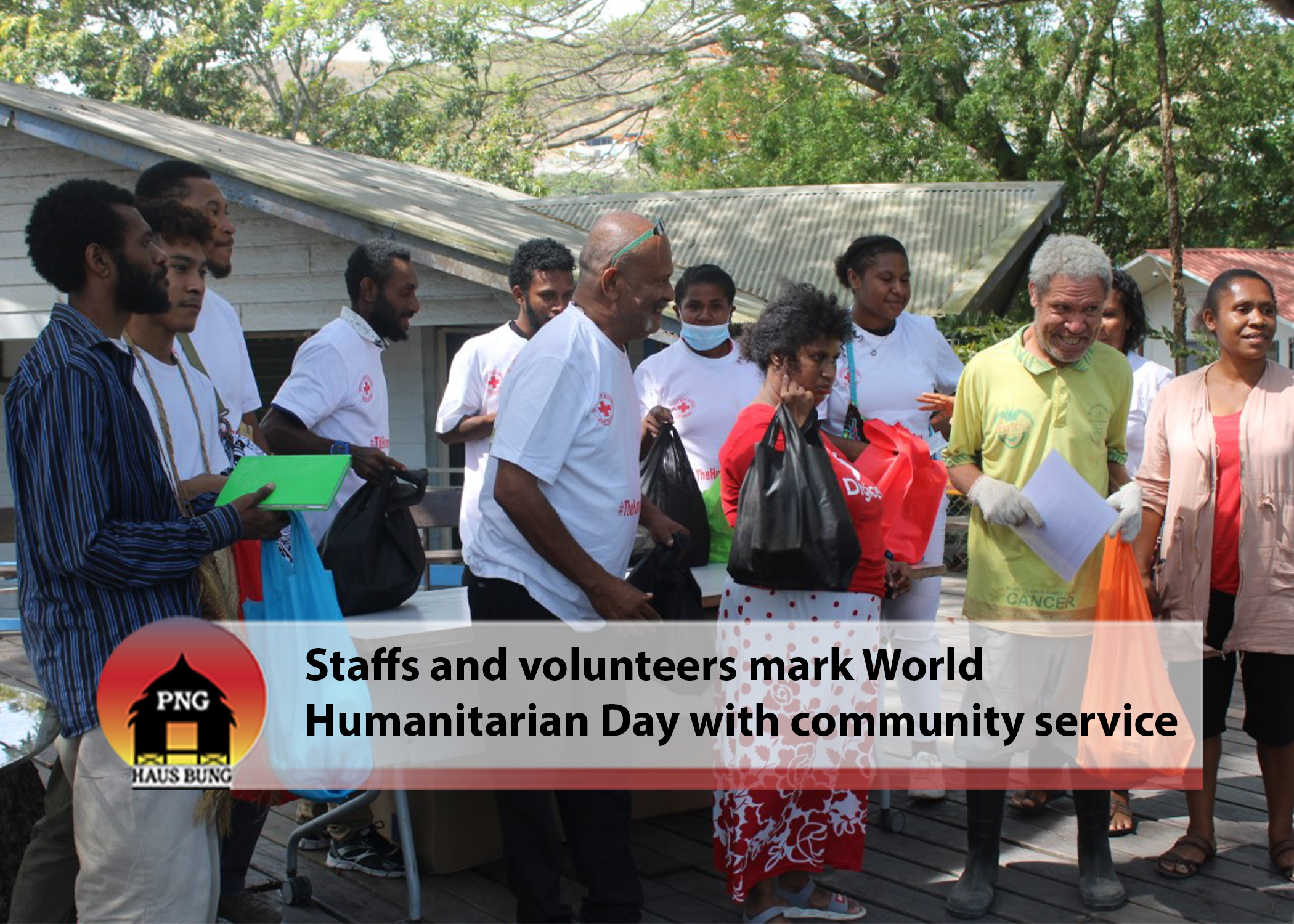 PNG RED CROSS SOCIETY COMMEMORATE WORLD HUMANITARIAN DAY